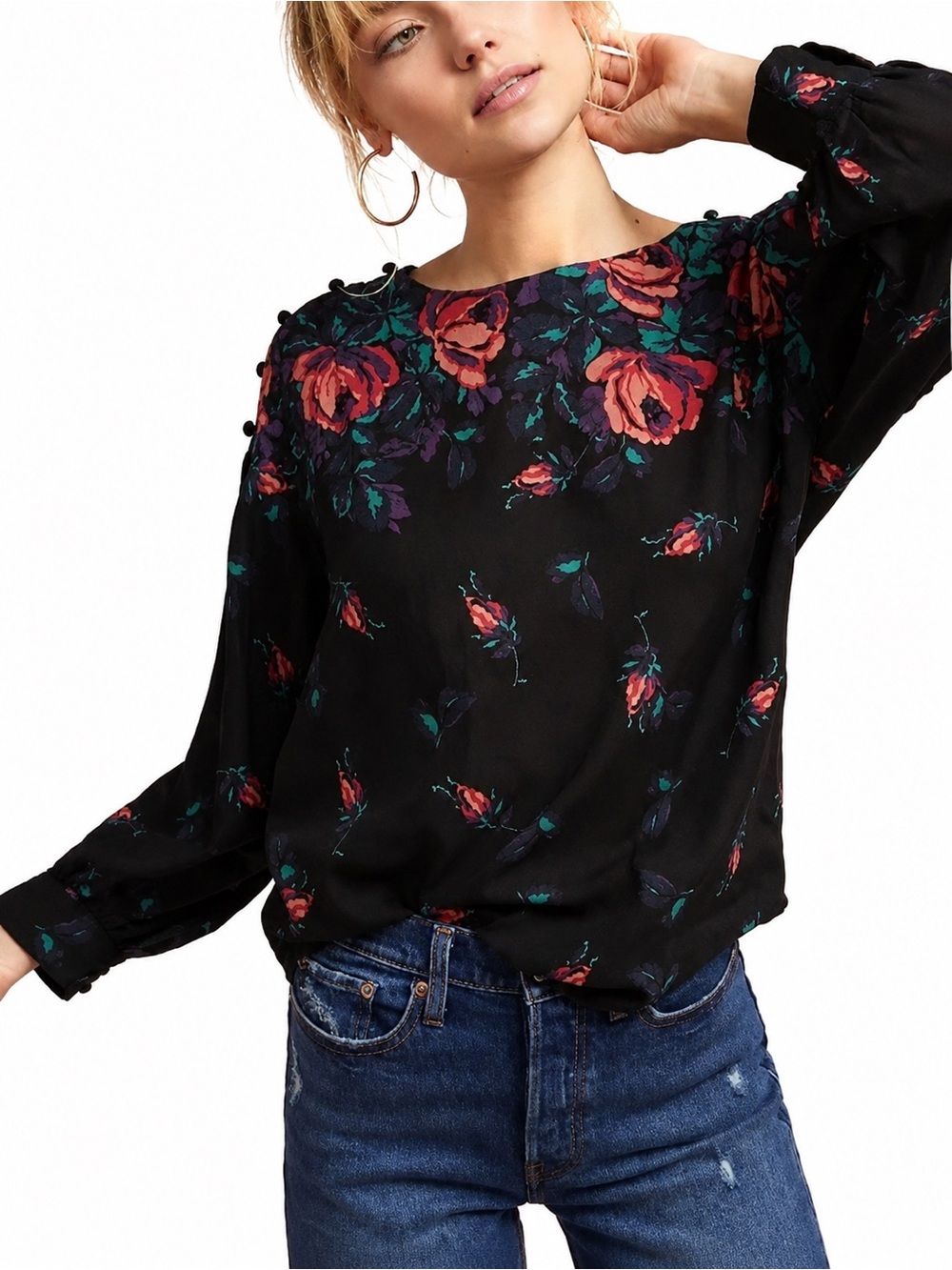 Anthropologie | Maeve* Gardenia Top